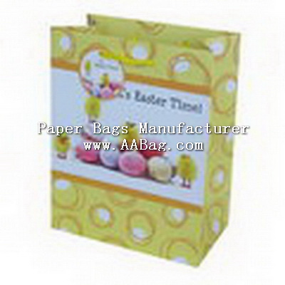Cute paper gift bags with Easter Eggs Theme for Easter