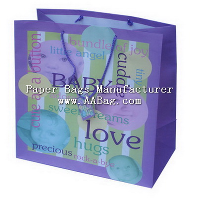 Customizable Baby Paper Gift Bag