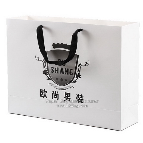 Customize Paper Promotion Bag for Apparel Shopping