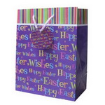 Custom design Paper Gift Bag with tag for Happy Easter