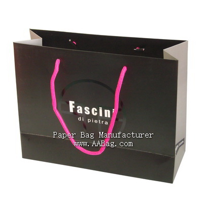 Custom Luxury Branded Paper Bag with UV Logo
