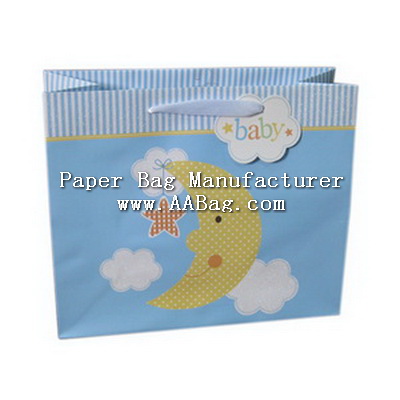 Cute Paper Bag with Baby Artwork