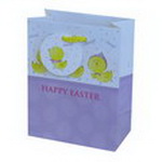 So cute design ,Easter day gift paper bag with Ribbon handle & Tag