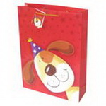 Cartoon Paper Bag with Animal artwork for Gift Shopping