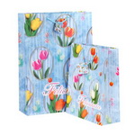beautiful flower paper bags for shopping