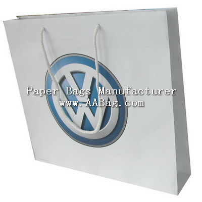 unique Paper branded Bag with Simple Design